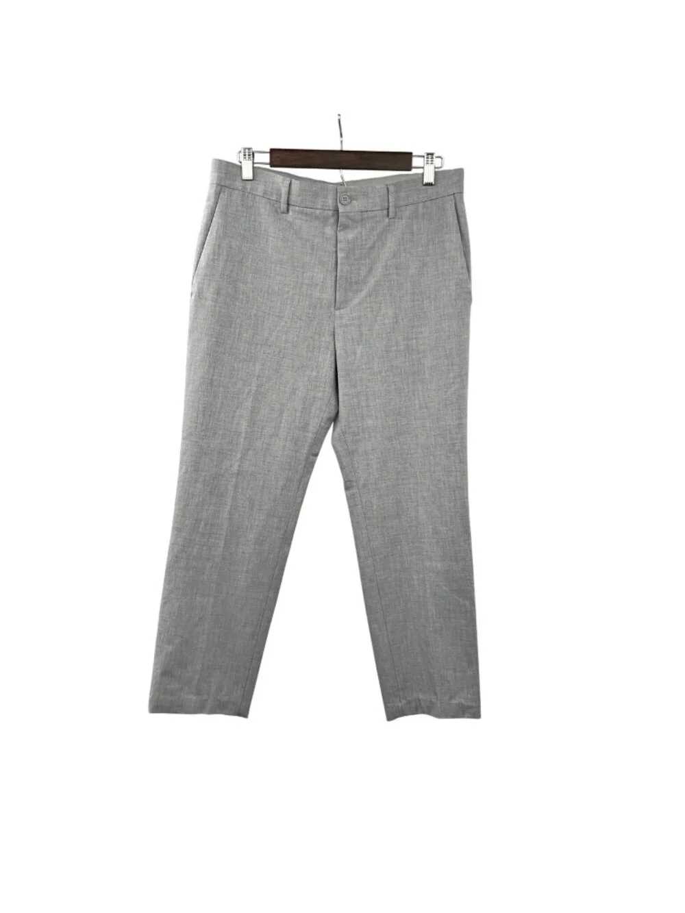 H&M Men's Slim Fit Light Gray Dress Pants Size 31